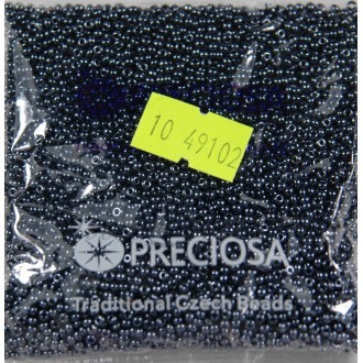 Бисер Preciosa круглый 10/0 цв.49102 (цена за уп/50г) Непрозрачный Ирис